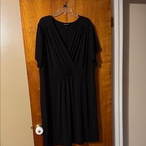 Lane Bryant Black Midi Dress